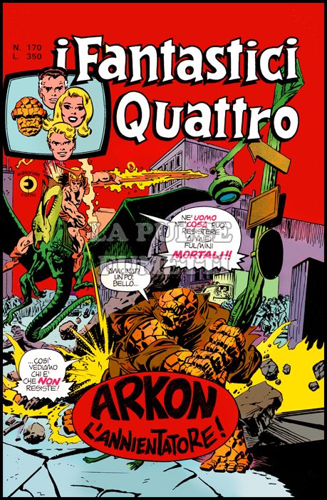 FANTASTICI QUATTRO #   170: ARKON L'ANNIENTATORE